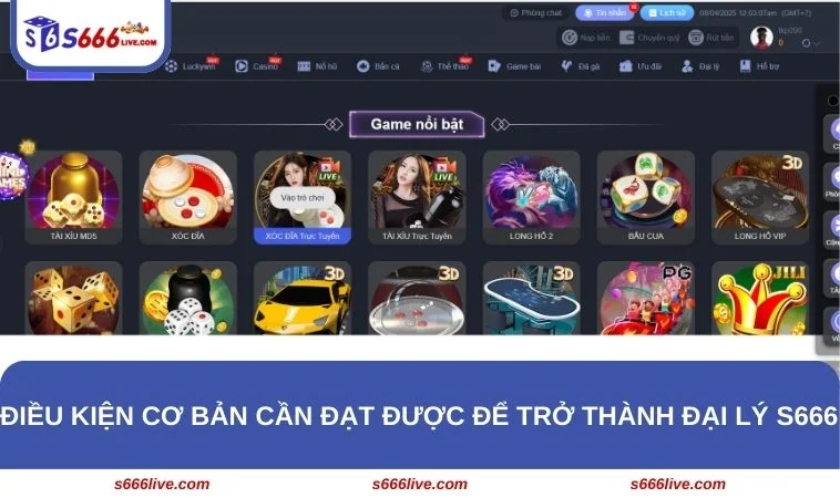 Đại Lý S666 250 Những điều kiện để hợp tác chính thức cùng thương hiệu