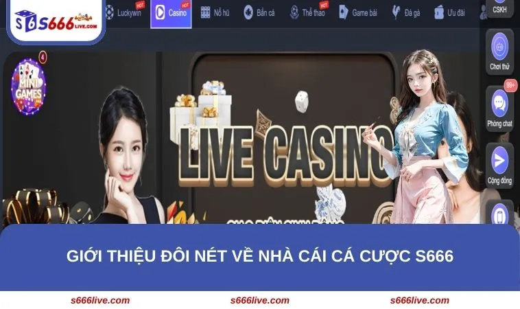 Trang chủ 310 Giới thiệu đôi nét về nhà cái cá cược S666